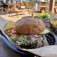 Lentil Burger  at Active Culture in Bend