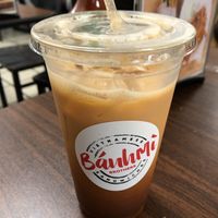 Thai Iced Tea with soy milk  at Banh Mi Brothers in Charlotte