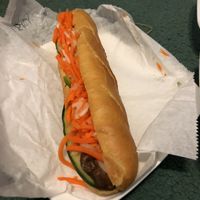 Vegan beef  Bahn Mi at Banh Mi Brothers in Charlotte