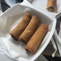 Vegan egg rolls at Banh Mi Brothers in Charlotte