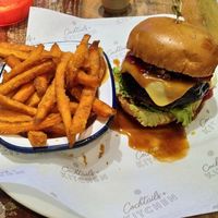 Festive vegan burger at Revolution in Inverness