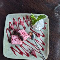 No. 73 chocolate dessert at Chay Vegan in Helsingborg