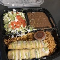 Potato flautas  at New Mexico Tamale Company in Bellingham