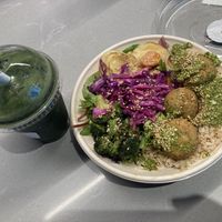 Green smoothie at Grazegrind in Brisbane