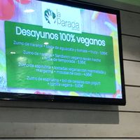 Ejemplo de desayune vegano at La Parada de Bilbao in Bilbao