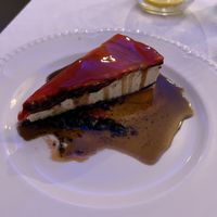 Vegan cheesecake   at La Parada de Bilbao in Bilbao