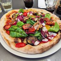 Pizza semi e ceci at Molino Pizzeria Ristorante - Gasometerstrasse in Zurich