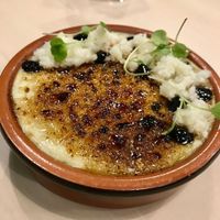 Vegan cauliflower creme brûlée  at kuten inclusive kitchen in North Miami Beach