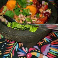 Vegan ceviche at La Galeria in Cabo San Lucas