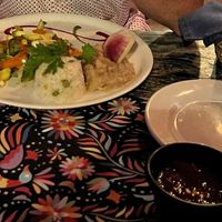 Vegan fajitas at La Galeria in Cabo San Lucas