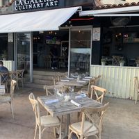 Seating at La Galeria in Cabo San Lucas