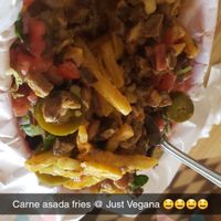 Asada Fries at Just Vegana in Fontana
