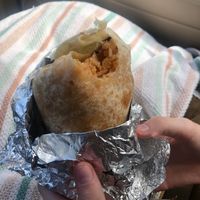 Giant Shrimp Burrito at Just Vegana in Fontana