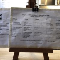 menu at Lao Lao in Stockholm