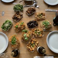 Most of thier vegan dishes. July 2019 at Lao Lao in Stockholm