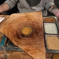 Again huge! Masala dosa with chilli  at Saravanaa Bhavan - Sankt Eriksgatan in Stockholm