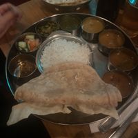 Vegan thali!   at Saravanaa Bhavan - Sankt Eriksgatan in Stockholm
