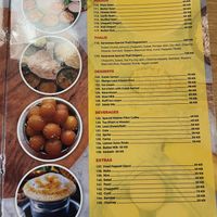 Menu  at Saravanaa Bhavan - Sankt Eriksgatan in Stockholm