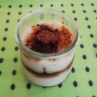 Vegan tiramisu  at Cha Cuisine in Laval