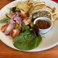 Vegan wellington, delicious . at Grassroots Cafe in Ilfracombe