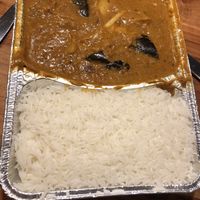 vegan eggplant potato curry  at Vinayaga in Stuttgart