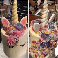 Amazing wonderful delicious unicorn cake 💖 at Heart of Cake in North London