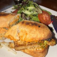 Banh Mi Sandwich w side salad   at Kilted Mermaid in Vero Beach