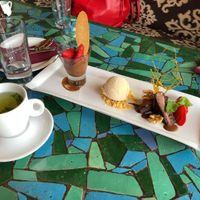 Vegan dessert at Zanzibar in Santiago