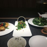 Nicely presented meals at Tian Su Wu Jie in Xian