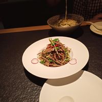 Black tofu strips at Tian Su Wu Jie in Xian