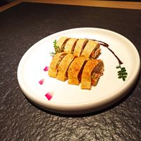 Tofu skin wraps at Tian Su Wu Jie in Xian