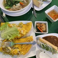 Crepe, tofu rolls, wonton soup  at Thanh Tinh Chay in San Diego