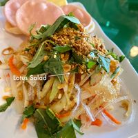 Love this salad at Thanh Tinh Chay in San Diego