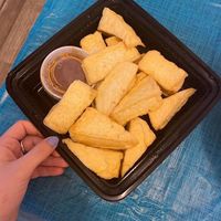 Fried tofu  at Thanh Tinh Chay in San Diego