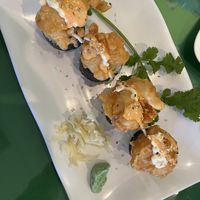 tempura sushi  at Thanh Tinh Chay in San Diego