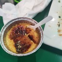 Vegan cream brulee at Thanh Tinh Chay in San Diego