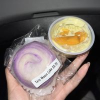 taro moon cake!  at Thanh Tinh Chay in San Diego