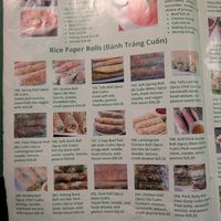 Some other menu items at Thanh Tinh Chay in San Diego