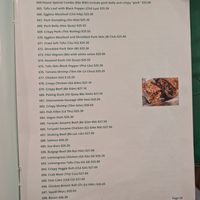 Some menu items at Thanh Tinh Chay in San Diego