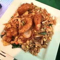 Shrimp fried rice. Yes, all vegan.   at Thanh Tinh Chay in San Diego