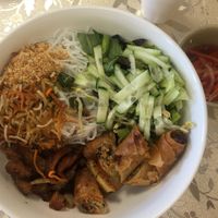 Very tasty noodle salad dish at Thanh Tinh Chay in San Diego