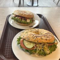 Avocado and veta bagels  at Coffee Fellows in Luxembourg City