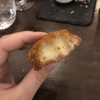 Inside of the mozzarella stick at Utopia in Nice