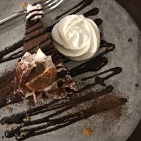 Chocolate cream cheese cake - pure heaven  at Utopia in Nice