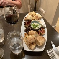 Cheese platter for starter  at Utopia in Nice