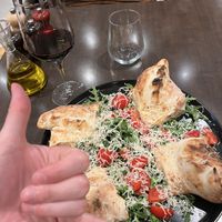Four calzone platter  at Utopia in Nice