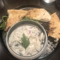 Coconut and focaccia   at Utopia in Nice