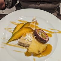 Exotic fruit cheesecake at Utopia in Nice