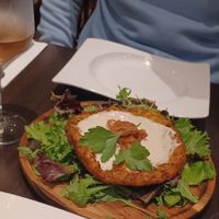 Zucchini Fritter at Utopia in Nice