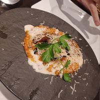 Aubergine risotto at Utopia in Nice